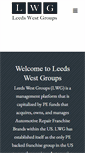Mobile Screenshot of leedswestgroups.com